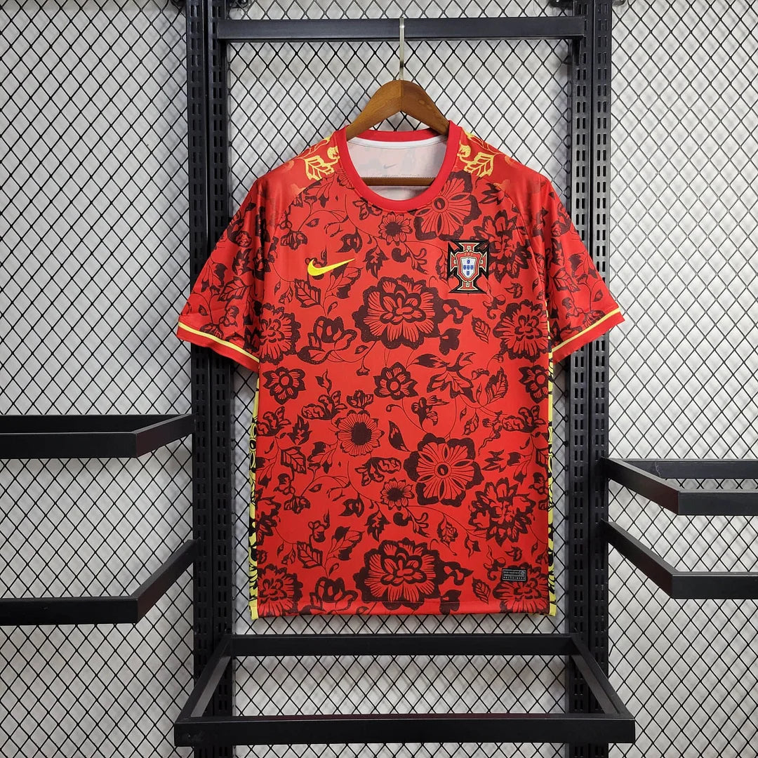 Portugal Special Red Flowers Shirt