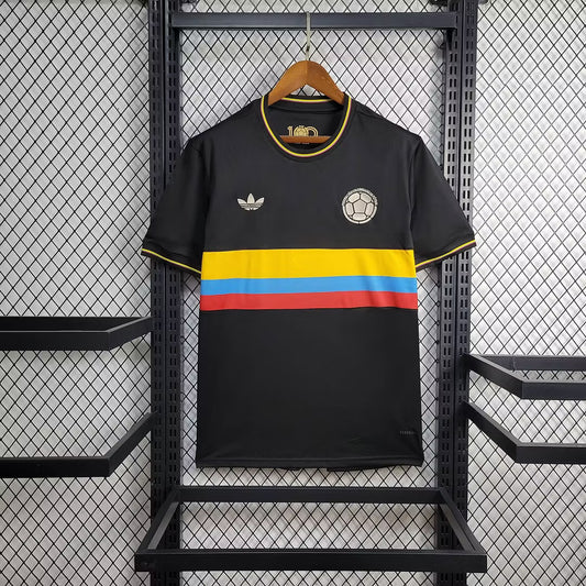 Colombia 2024 100th Anniversary Black Jersey