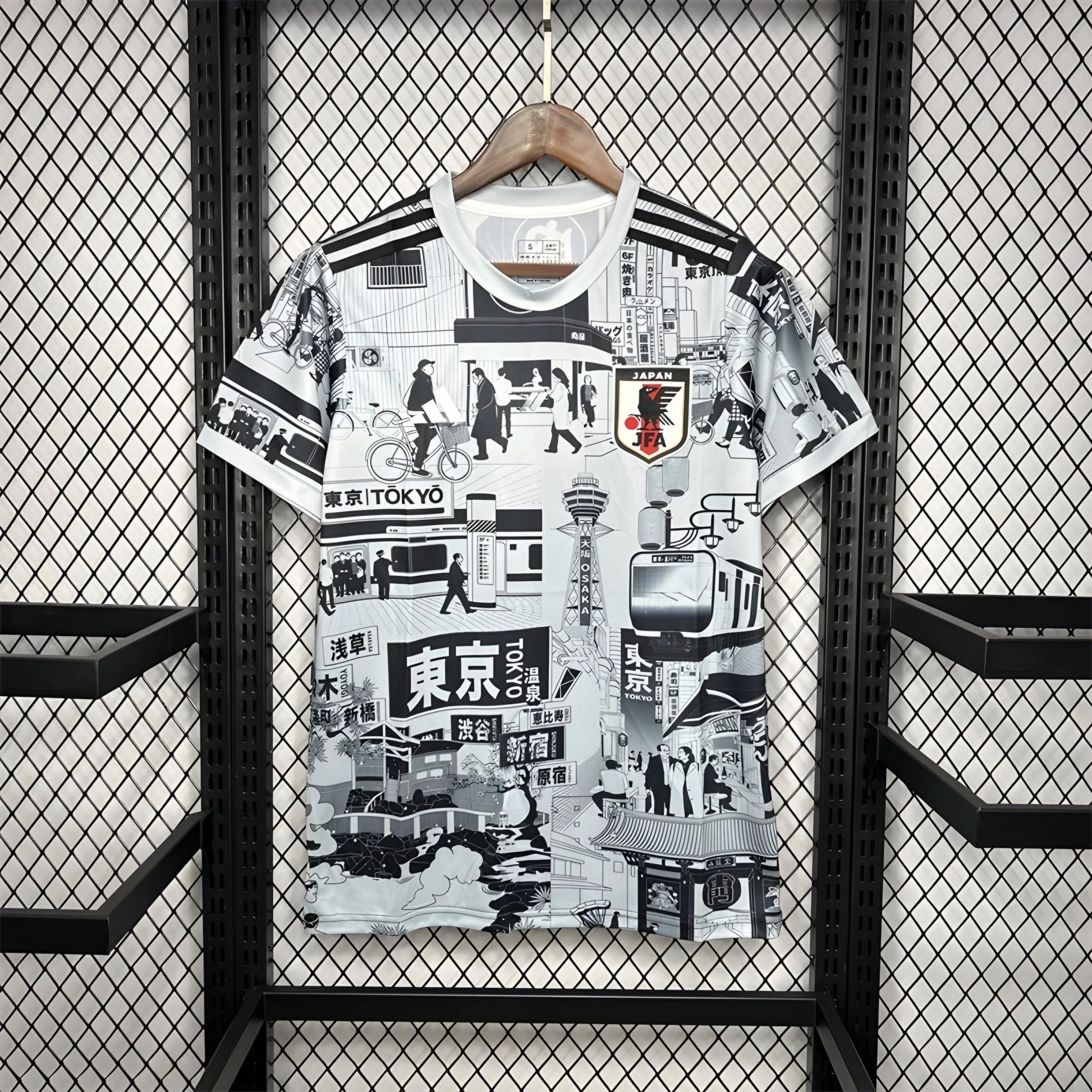 Japan 24/25 Special Black & White Shirt - FOOTLV