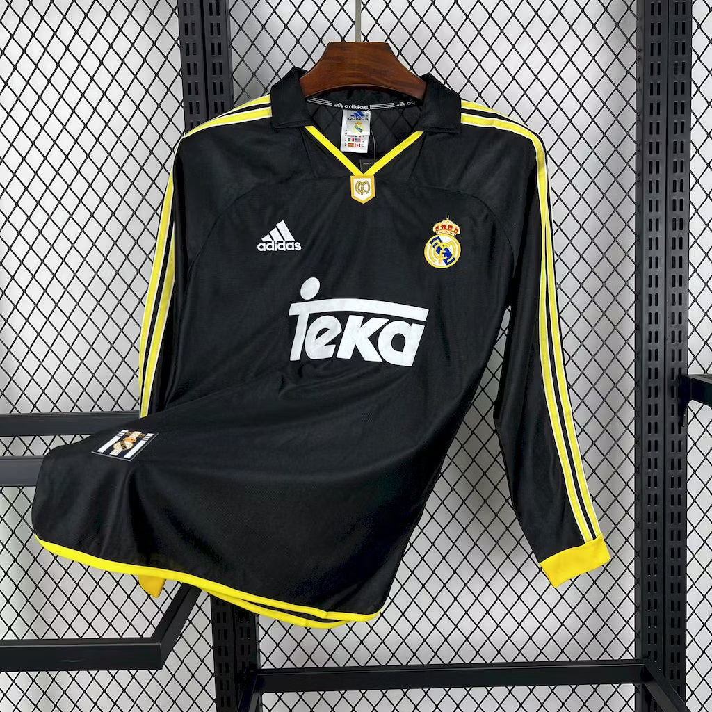Camiseta visitante de manga larga Real Madrid 1998