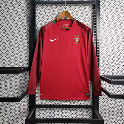 Portugal L/S Heimtrikot 2016