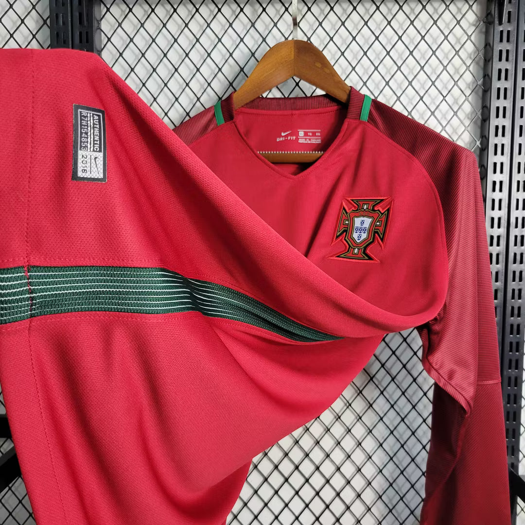 Portugal L/S Heimtrikot 2016