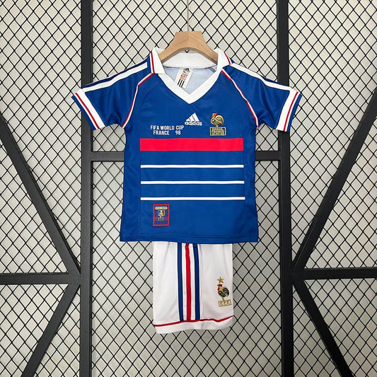 Frankreich 1998 Heimtrikot für Kinder