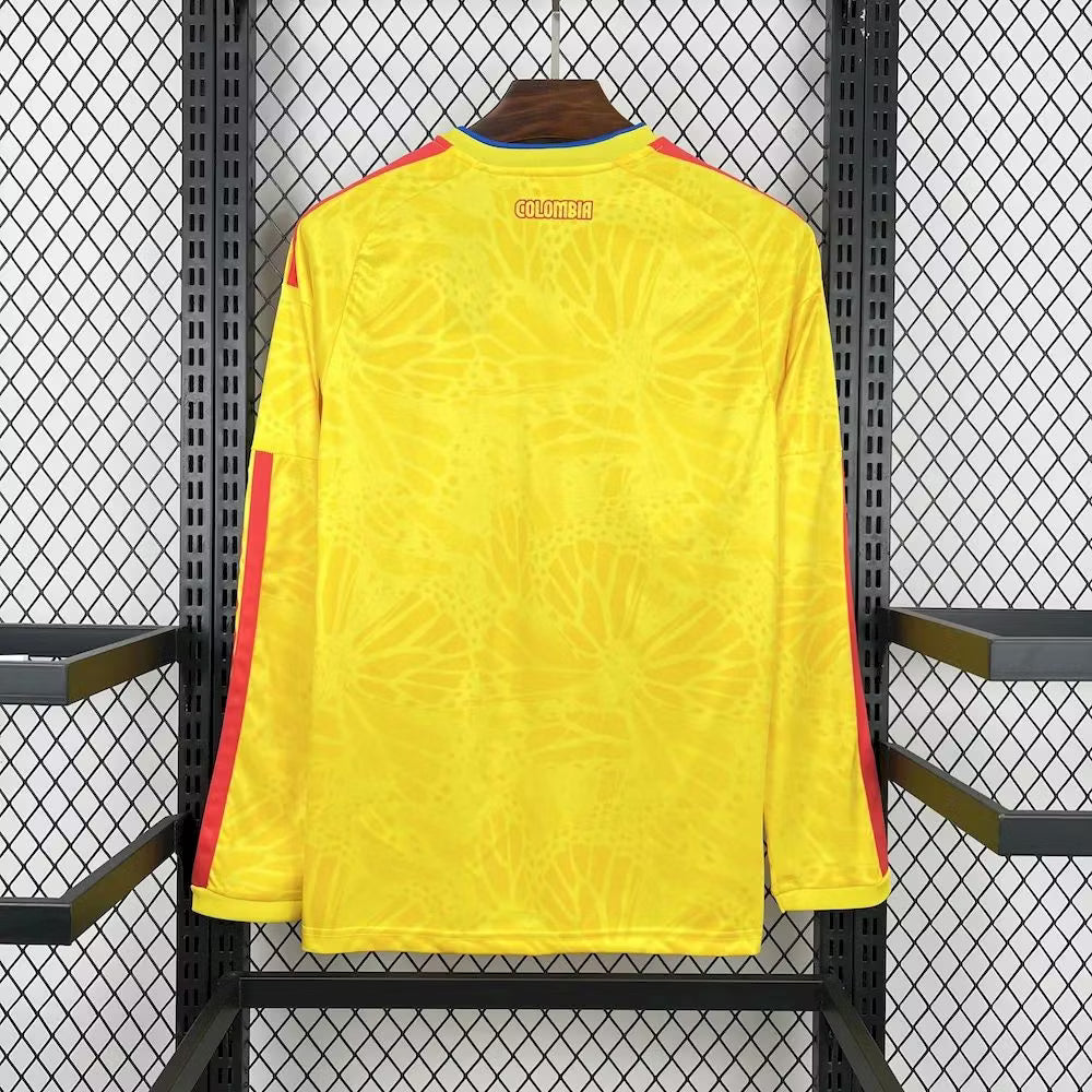 Camisola principal L/S da Colômbia 2026