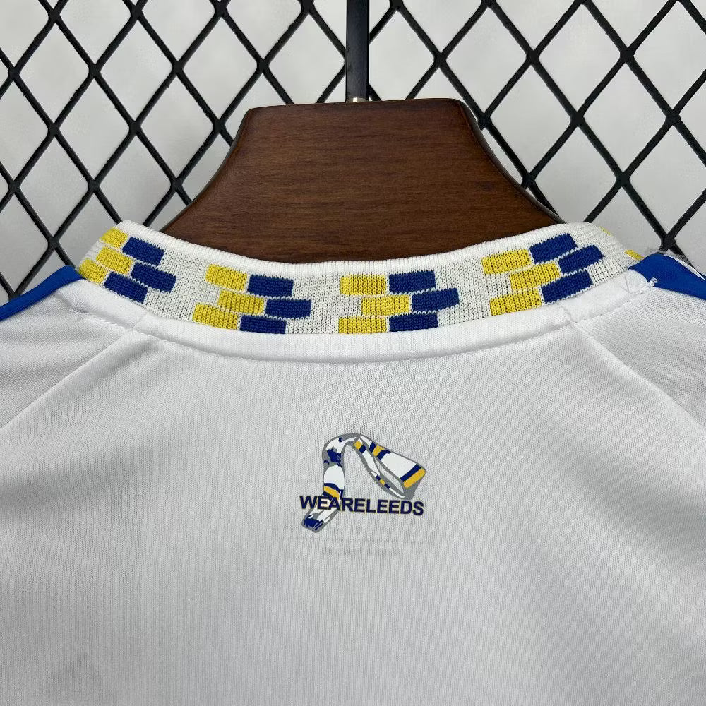 Leeds United 2025 Home Kids Jersey
