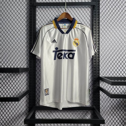 Real Madrid 98/00 Retro Home Shirt