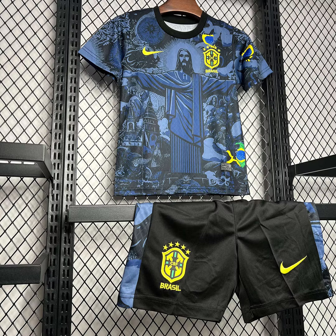 Brazilië 2024 Blauw shirt