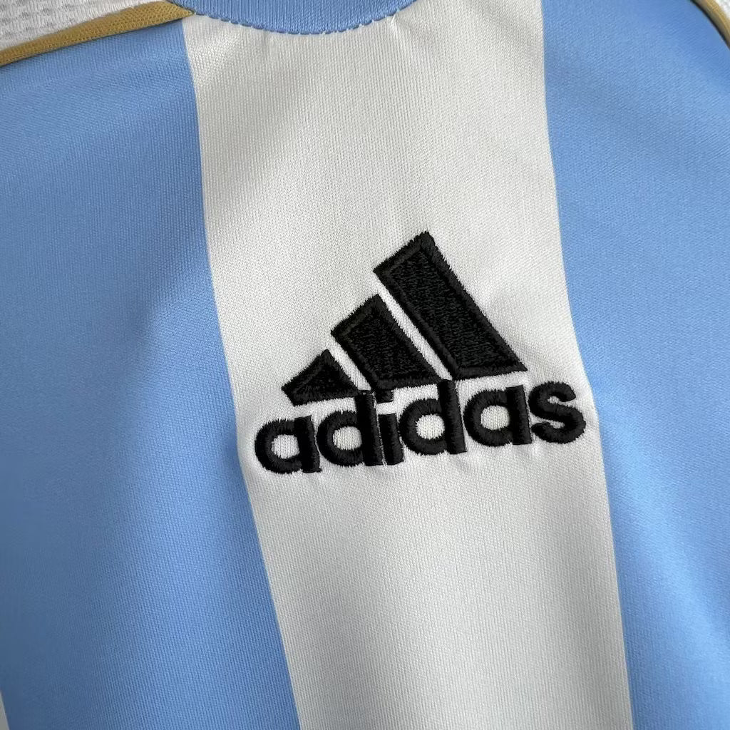 Camiseta local de manga larga de Argentina 2006 L/S