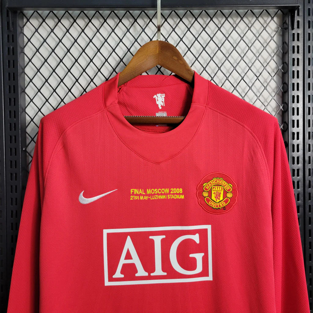 Man United 07/08 Home Shirt - FOOTLV