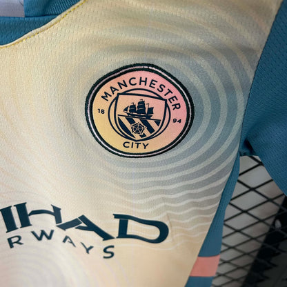Manchester City 2024 Fourth Away Kids Jersey