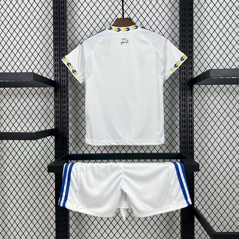 Leeds United 2025 Home Kids Jersey