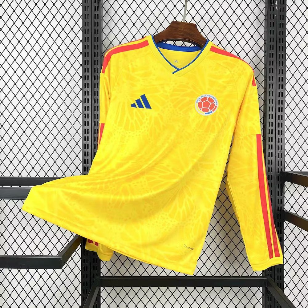 Camisola principal L/S da Colômbia 2026