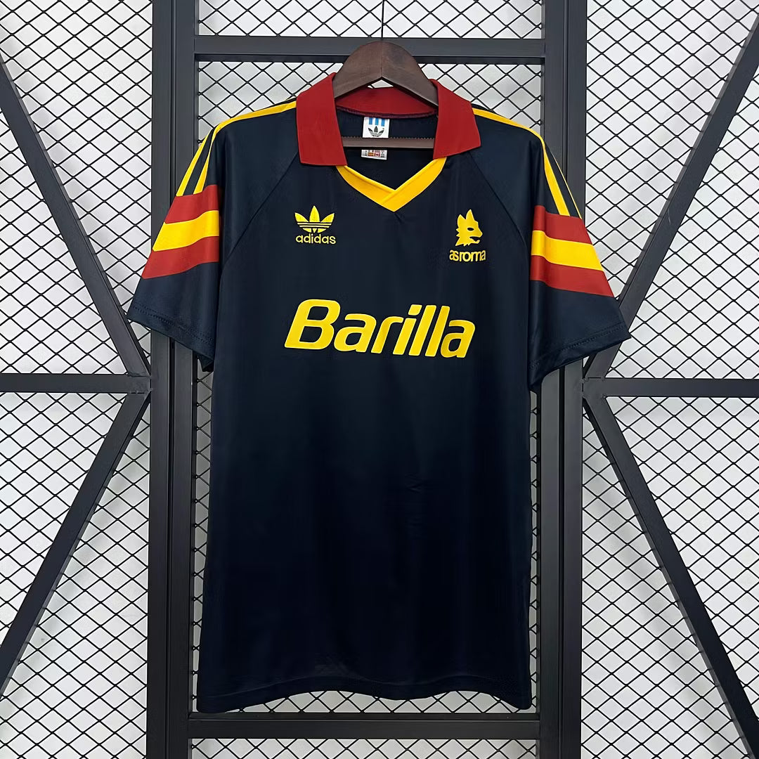 Tercera camiseta visitante de AS Roma 1991