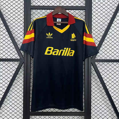 Tercera camiseta visitante de AS Roma 1991