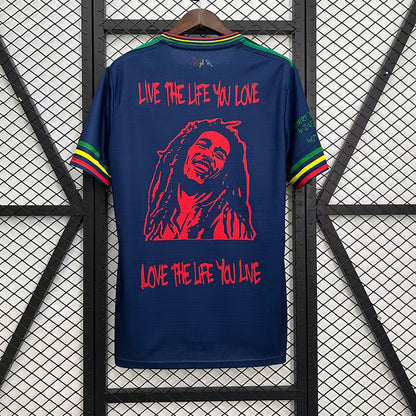 Ajax 2025 graffiti-donkerblauw shirt