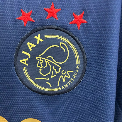 Ajax 2025 graffiti-donkerblauw shirt