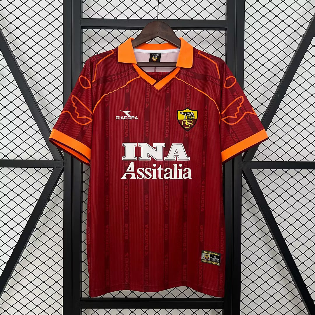Maillot domicile de l’AS Roma 1999