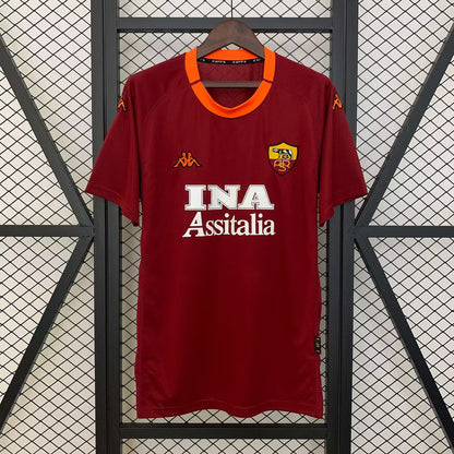 Camiseta local de AS Roma 2001
