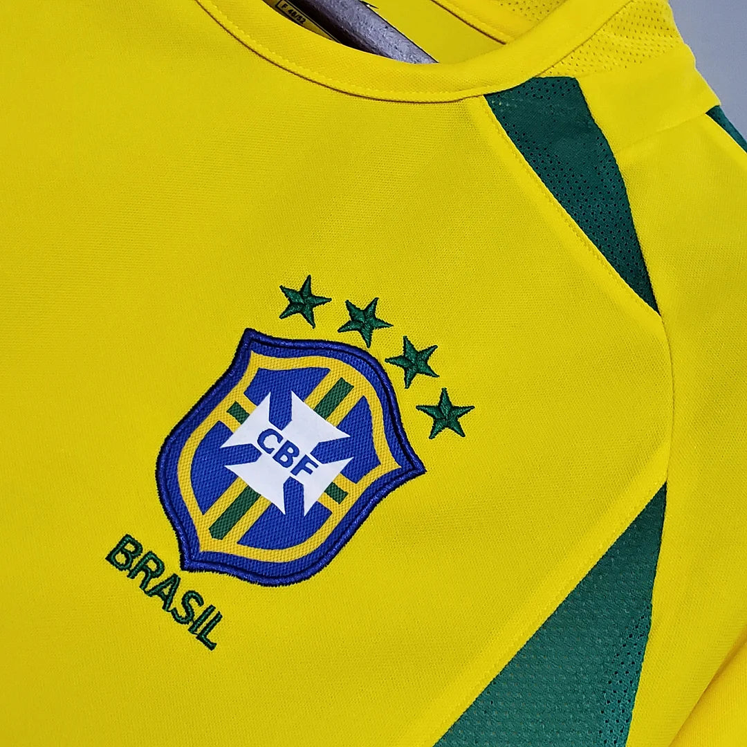 Brazil 2002 Home Shirt - FOOTLV