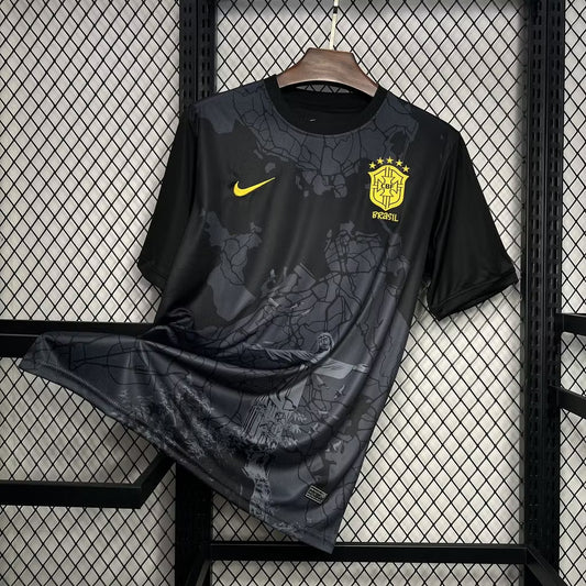 Maglia nera speciale 2024 del Brasile di Jesus