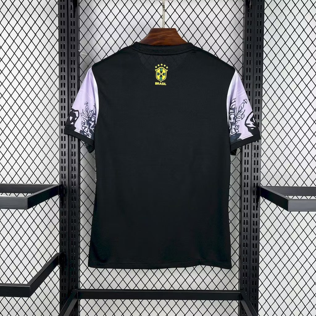 Brazil 2025 Jesus Black and Gray Special Edition Jersey
