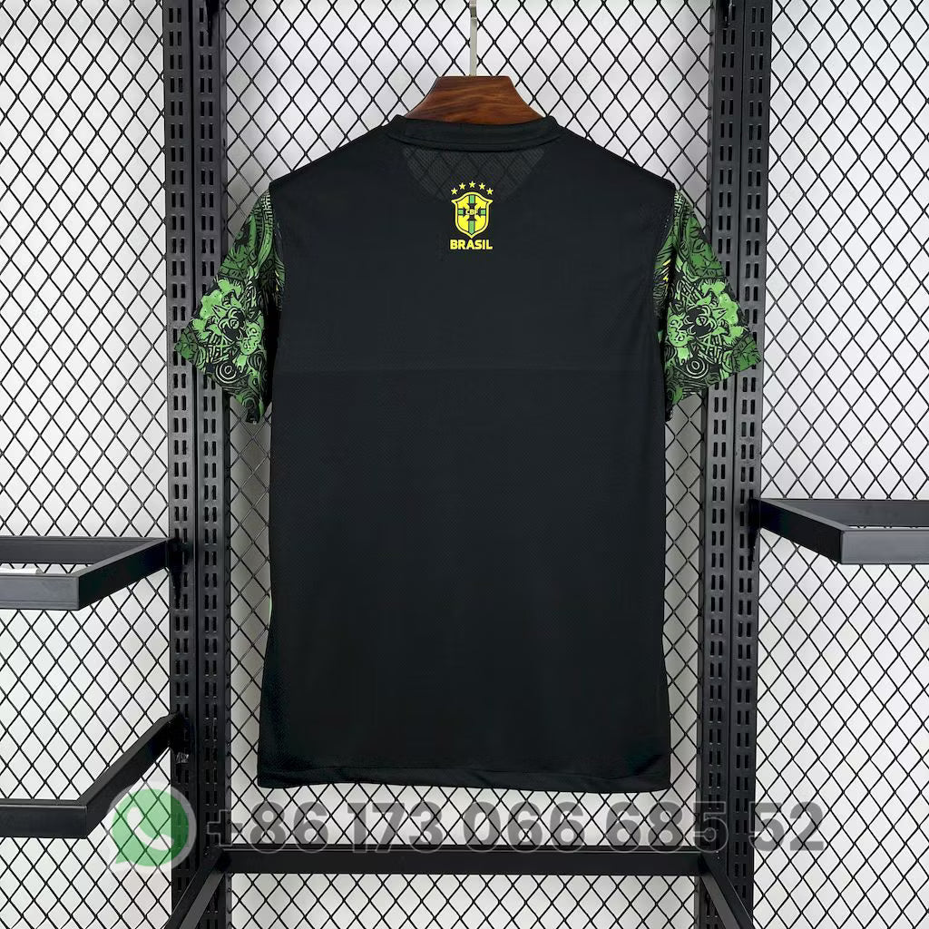 Brazil 2025 Jesus Special Green Jersey