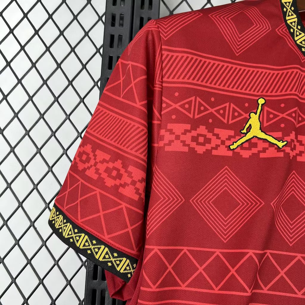 Brazilië 2026 rood vlammenspeciaal editie-conceptshirt