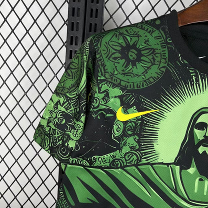 Brazil 2025 Jesus Special Green Jersey