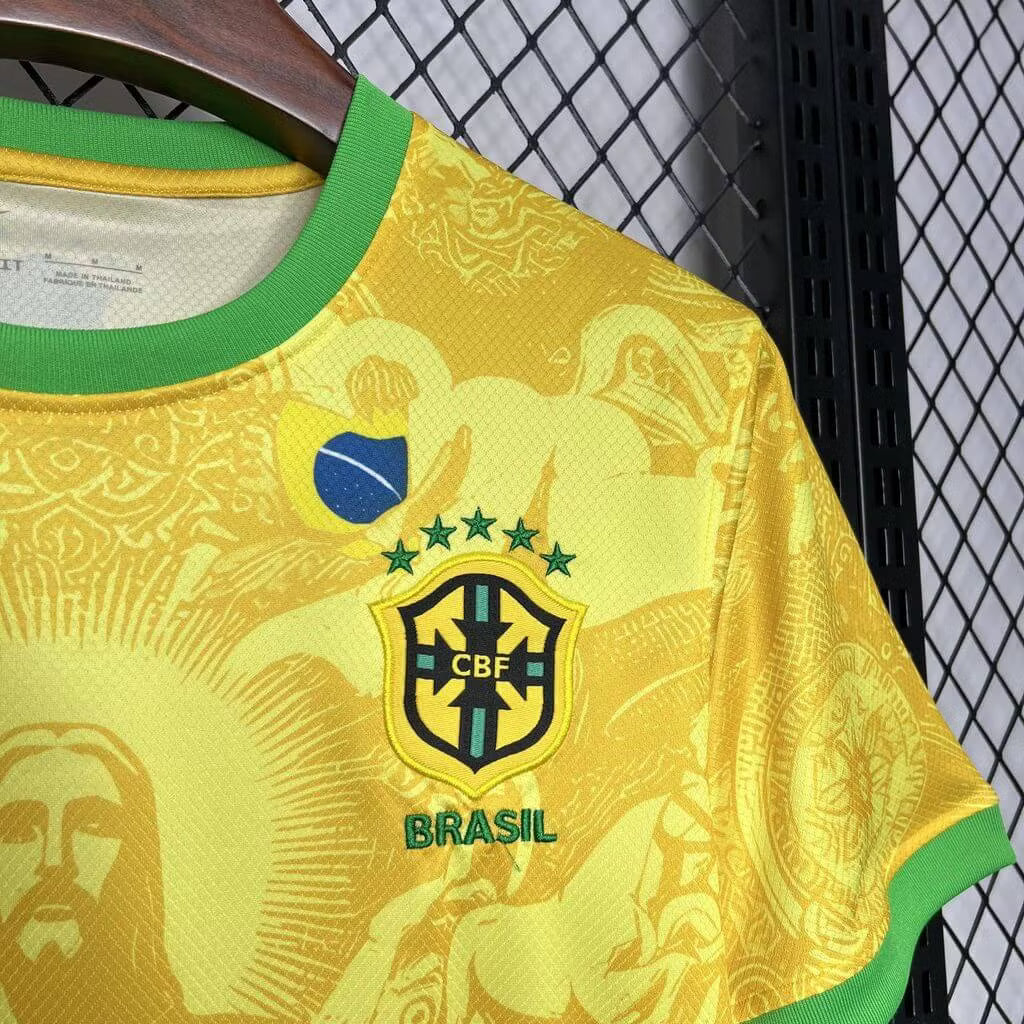 Maillot jaune du Brésil 2025, édition spéciale de Jesus