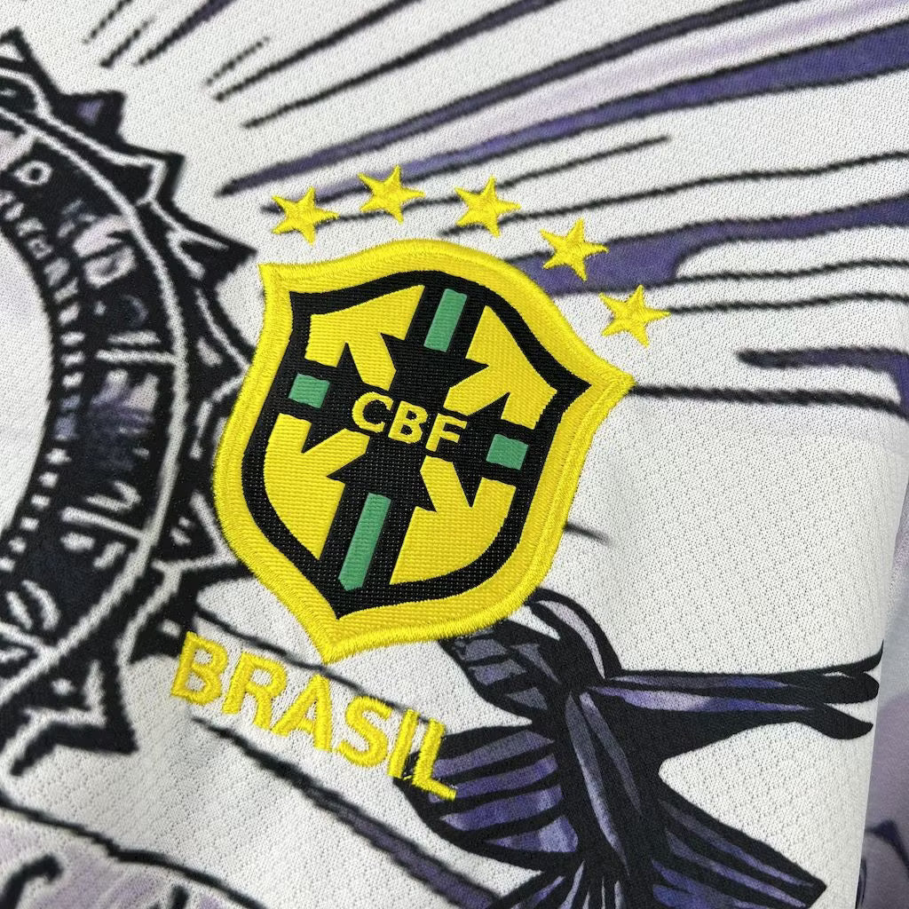 Brazil 2025 Jesus Black and Gray Special Edition Jersey