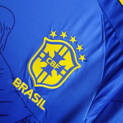 Brazil 2025 Blue Special Edition Jesus Jersey