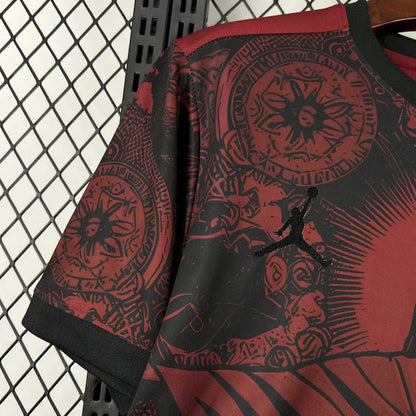 Camiseta roja sombra de edición especial de Jesús de Brasil 2025