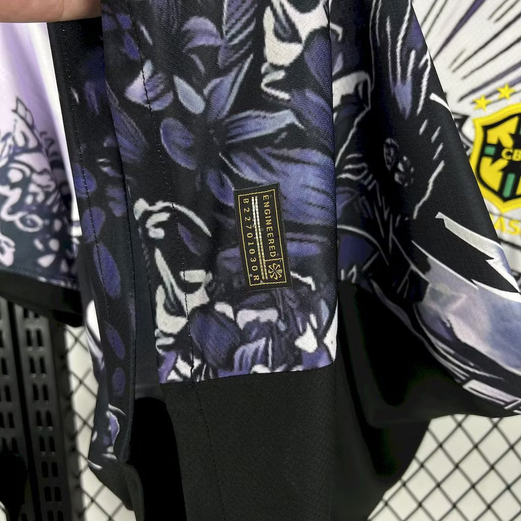 Brazil 2025 Jesus Black and Gray Special Edition Jersey