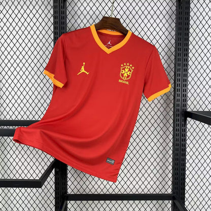 Brazil x Jordan 2025 Red Concept Jersey