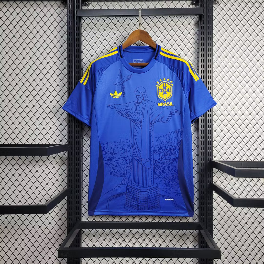 Brazil 2025 Blue Special Edition Jesus Jersey