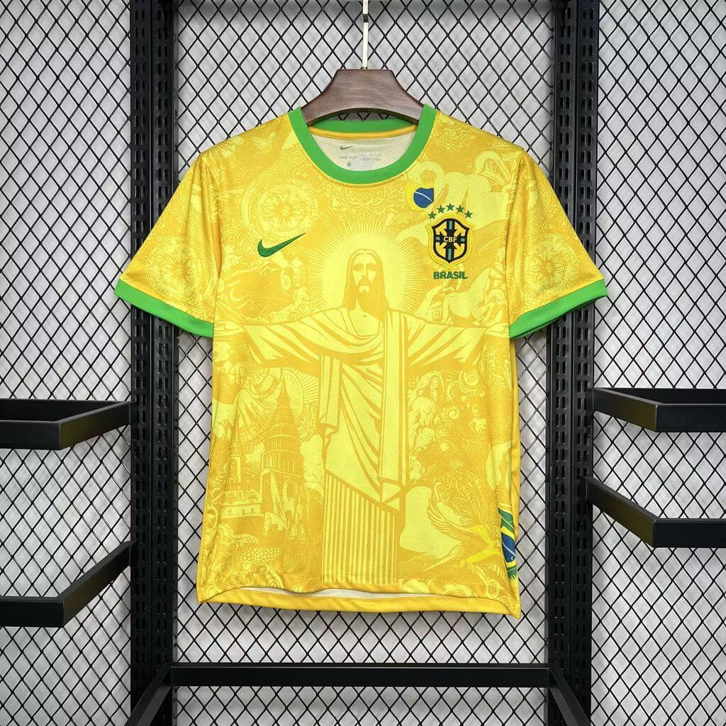 Maillot jaune du Brésil 2025, édition spéciale de Jesus