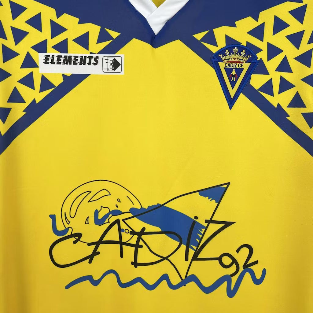 Camisola principal do Cádiz 1991