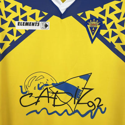 Camisola principal do Cádiz 1991