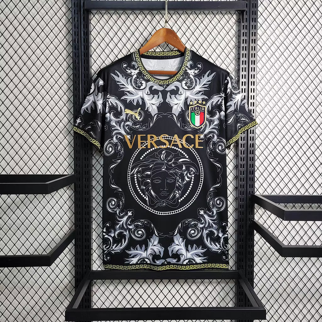 Italie × Versace 2023 Maillot spécial noir