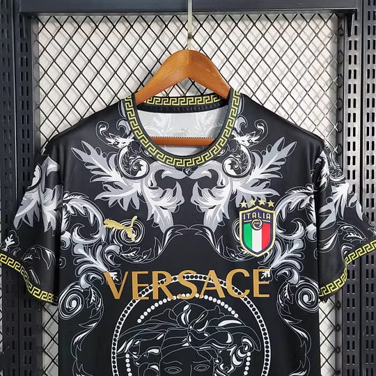 Italie × Versace 2023 Maillot spécial noir