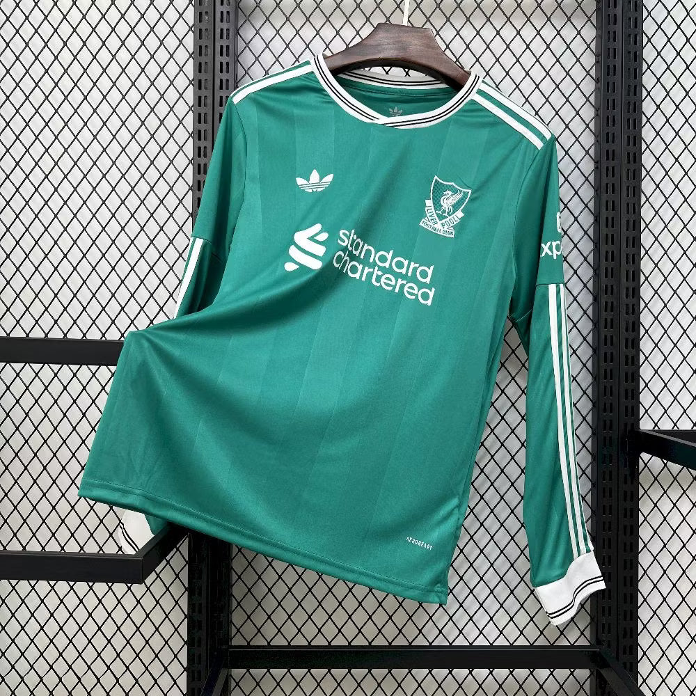 Camisola de visitante Liverpool 2025 L/S Third