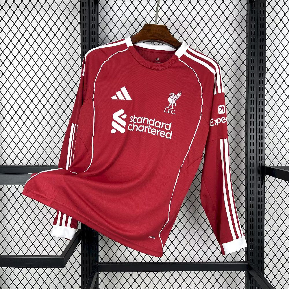 Liverpool 2025 L/S Home Jersey