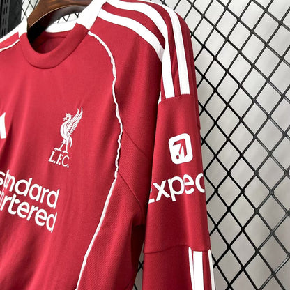 Liverpool 2025 L/S Home Jersey