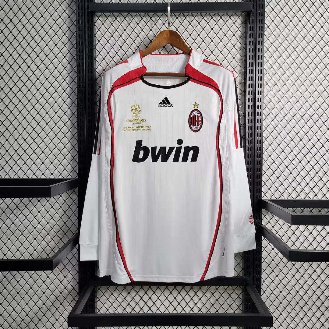 Maillot extérieur de l’AC Milan 2006 L/S de la Ligue des champions