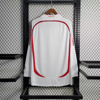 Maillot extérieur de l’AC Milan 2006 L/S de la Ligue des champions