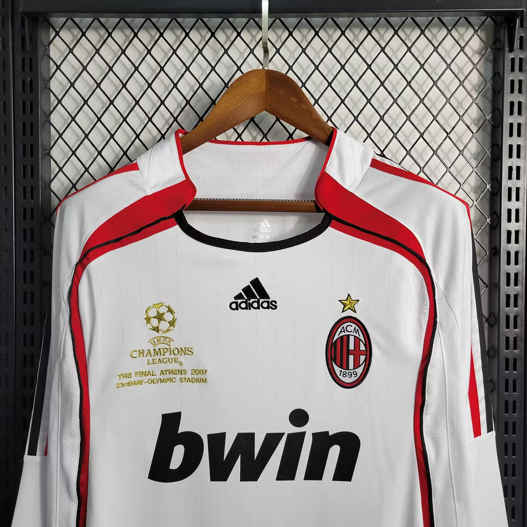 Maillot extérieur de l’AC Milan 2006 L/S de la Ligue des champions