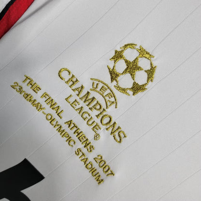 Maillot extérieur de l’AC Milan 2006 L/S de la Ligue des champions