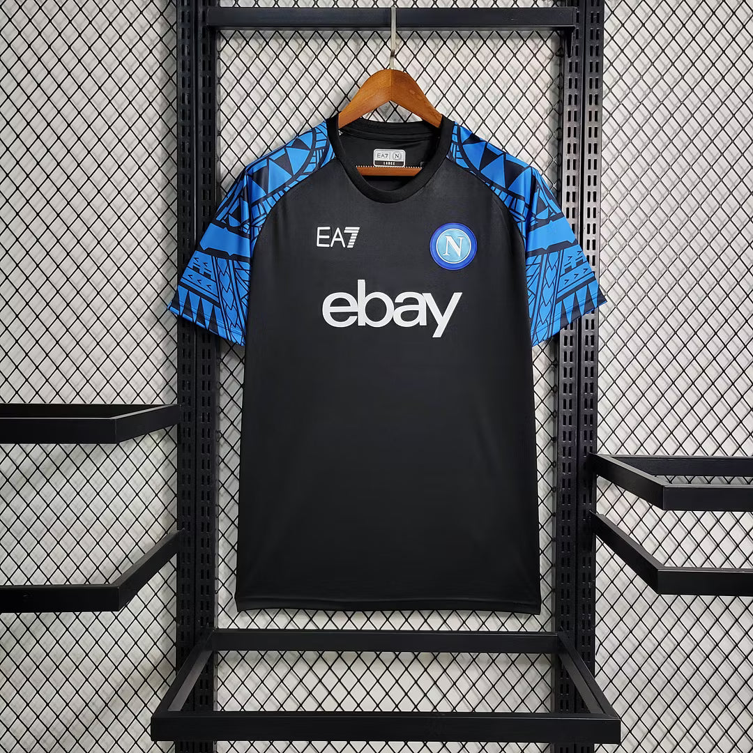 Napoli 2023 Training Wear Black Jersey