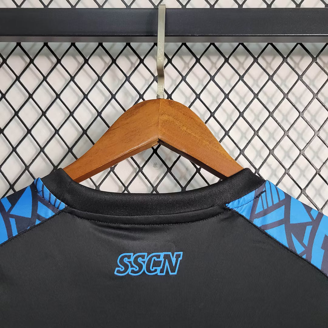 Napoli 2023 Training Wear Black Jersey