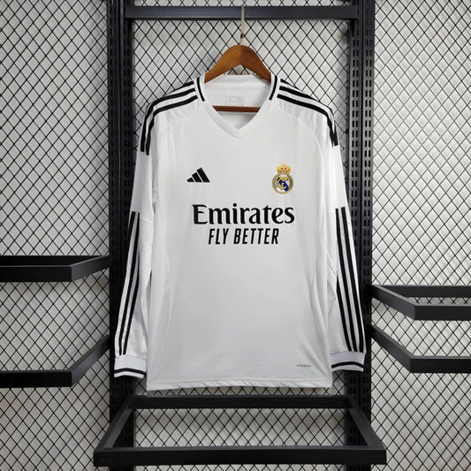 Real Madrid 24/25 Home Shirt - Long Sleeve